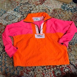Tech II 80s neon windbreaker